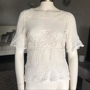 Anthropologie Crochet Top